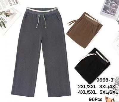 Жіночі штани-палацо мікровельвет №9668-3 р.2/3XL,3/4XL,4/5XL,5/6XL&nbsp;(46-56) 9668-3 фото