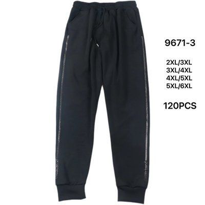 Жіночі штани дайвінг "Kenalin" стрази №9671-3 р.2/3XL,3/4XL,4/5XL,5/6XL (50-58) 9671-3 фото