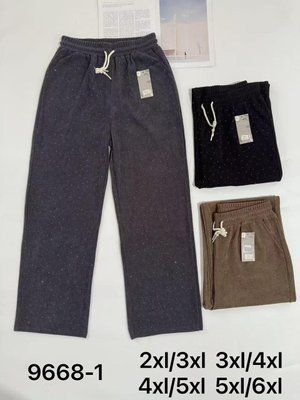 Жіночі штани мікровельвет з камінням №9668-1 р.2/3XL,3/4XL,4/5XL,5/6XL&nbsp;(46-56) 9668-1 фото