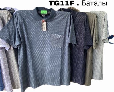 Чоловічі футболки №TG11F р.5XL-7XL (56-64) мікс TG11F фото