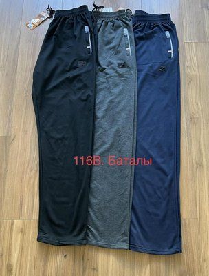 Чоловічі спортивні штани №116В р.6XL-10XL (58-66) 116В фото