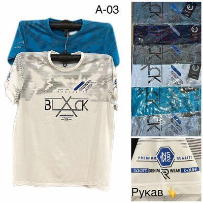 Мужская футболка №А03 р.XL-5XL (48-56) микс А03 фото
