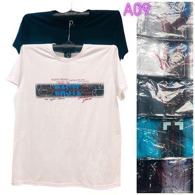 Мужская футболка №А09 р.XL-5XL (48-56) микс А09 фото