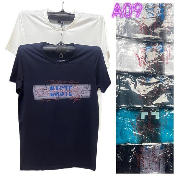 Чоловічі футболки №А09 р.XL-5XL (48-56) мікс А09 фото