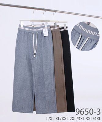 Жіночі трикотажні штани-палаццо №9650-3 р.L-4XL (46-52) 9650-3 фото