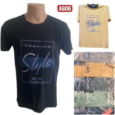 Мужская футболка №А606 р.2XL-5XL (46-54) А606 фото