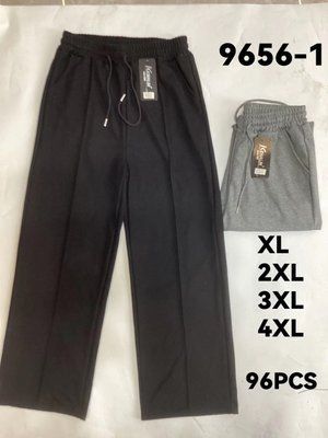 Жіночі штани трикотаж, тонкий рубчик "Kenalin" №9656-1 р.XL,2XL,3XL,4XL (46-54) 9656-1 фото