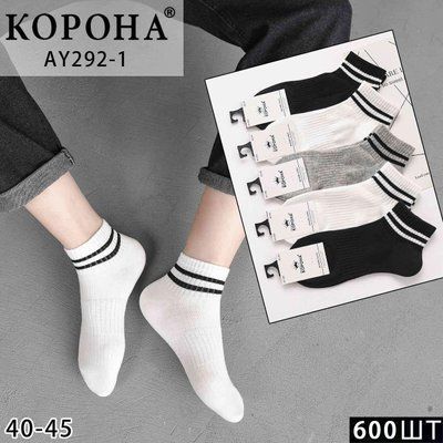 Чоловічі шкарпетки "Корона" AY292-1 р.40-45 AY292-1 фото