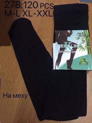 Колготки на хутрі "Kenalin" №278 р.M/L,XL/2XL (42/48,48/54) 278 фото